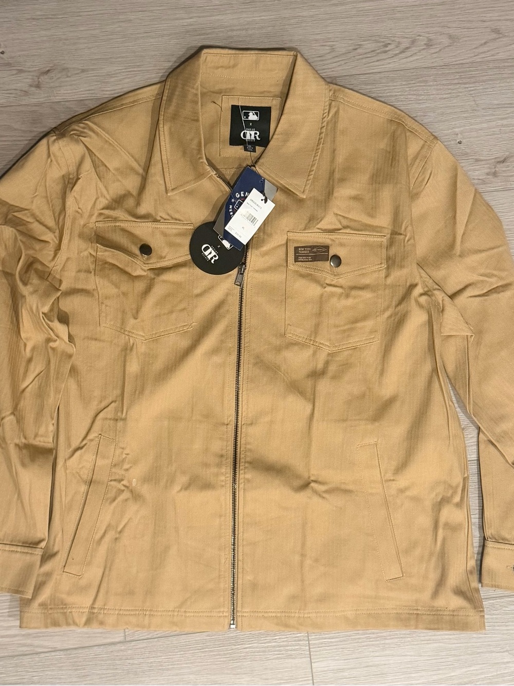 Darius Rucker Collection Fanatics New York Yankees Distressed Full Zip Jacket XL